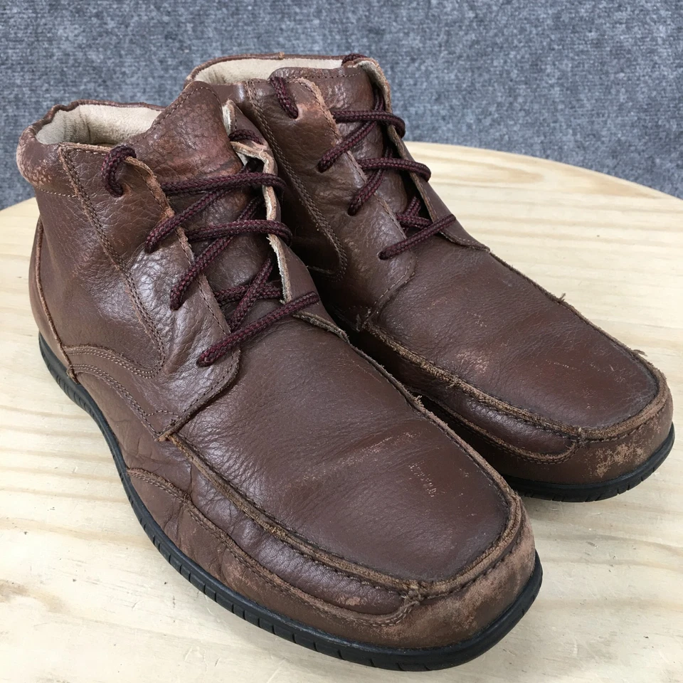 Botas Hush Puppies para Hombres 10 Stuart Knox Botines HMV10067-H00 Cuero Marrón Foto 3 de 4