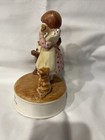 Vintage 1974 Holly Hobbie Music Box Make Someone Happy Phone Cat Works — photo 5