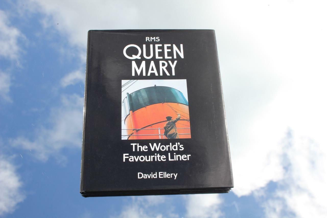 CUNARD WHITE STAR LINE RMS QUEEN MARY BOOK DAVID ELLERY BEST BOOK ON
