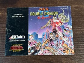 Double Dragon II The Revenge 2 Nintendo NES solo manuale istruzioni
