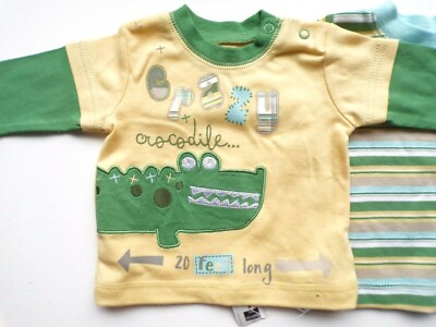  Dunnes Boys Tops Newborn Pack of 2 