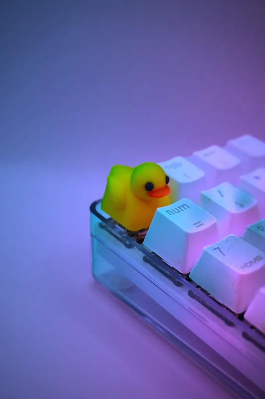 Duckey Duck Keycap -Artisan KeyCap For Mechanical Keyboard
