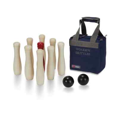 Neu - Uber Games Kegeln (9 Pins plus ein Kingpin mit roter Spitze - UK