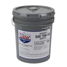 Lucas Oil 10123 SAE 75W140 Synthetic Racing Gear Oil, 5 Gallon