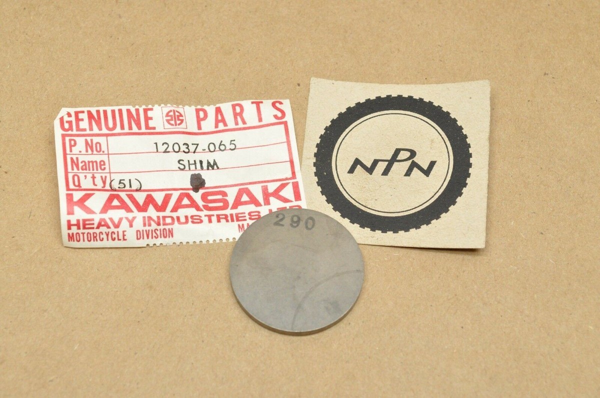 NOS 1976-2018 Kawasaki KZ KLR EX VN ZG Tappet Valve Shim 2.9T