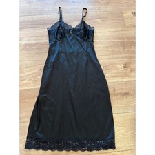 Vintage Black 1960's Slip Small Petticoat