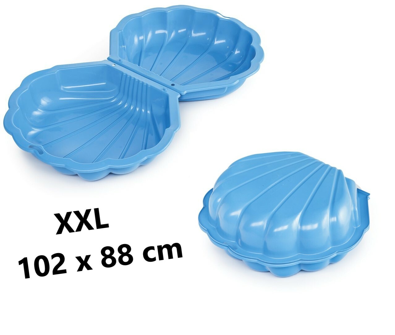 Große XXL Sandmuschel Sandkasten 102cm Paradiso