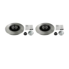 2x SKF VKBD1015 Bremsscheibe für Renault Clio III Grandtour Dacia Sandero II