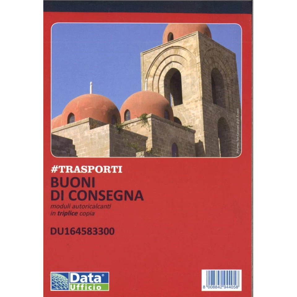 BLOCCO BUONI DI CONSEGNA A5 DU164583300 3 COPIE DATA UFFICIO (5 BLOCCHI)