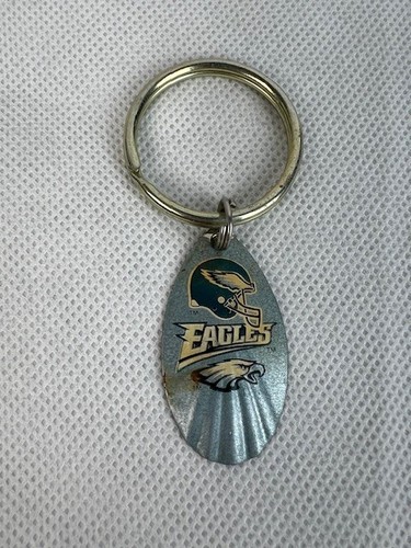 Philadelphia Eagles Logo Vintage Teardrop Spinner Keychain