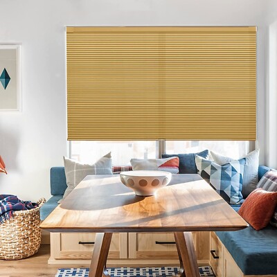 LazBlinds Cordless Cellular Shades No Tools No Drill Light Filtering 24x64 inch