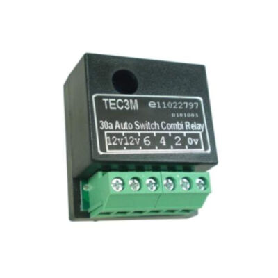 12V DC, 30A, TEC3M, Autoschalter Dual Charge Kombi Smart Relais - Wohnwagen, Abschleppen