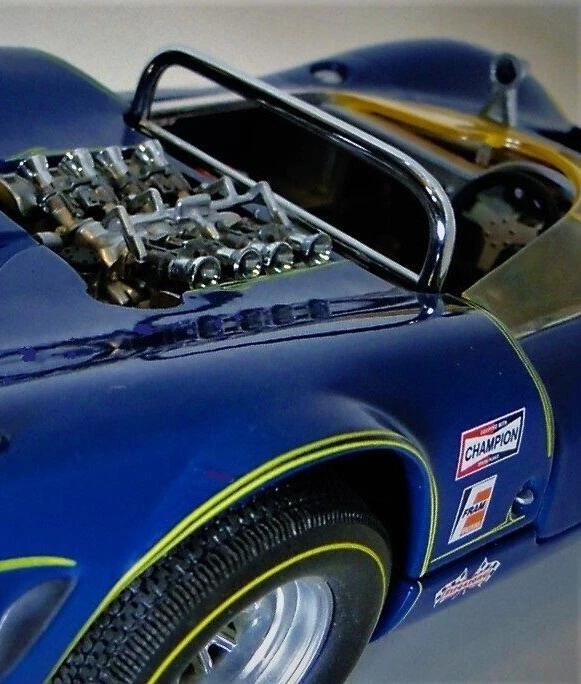 Race Car Hot Rod Racing24Le Mans12Racer Carousel BLUE RARE1:18 55 57 1957 - Image 3 of 4