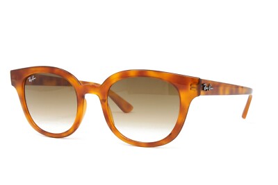 Ray Ban Unisex Sunglasses Plastic Frame RB4324 647551 Yellow Light Havana 50mm
