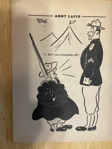 Army Laffs A Pocketful of Fun Feb. 1941 Vol. 1 No. 1 Crestwood Corp. Ken Browne - Picture 4 of 4