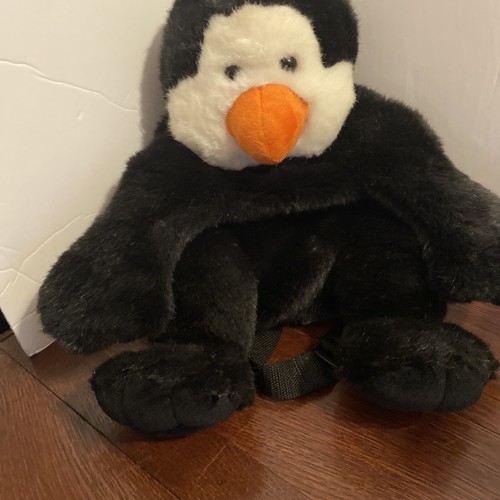Zaino Pinguino Peluche Bambole Peluche Borsa a Tracolla Accessori Regalo - Foto 2 di 8