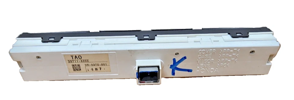 Reloj de tablero central Honda Accord 2008-2010 pantalla de aire acondicionado 39711-A000 OEM Foto 3 de 4