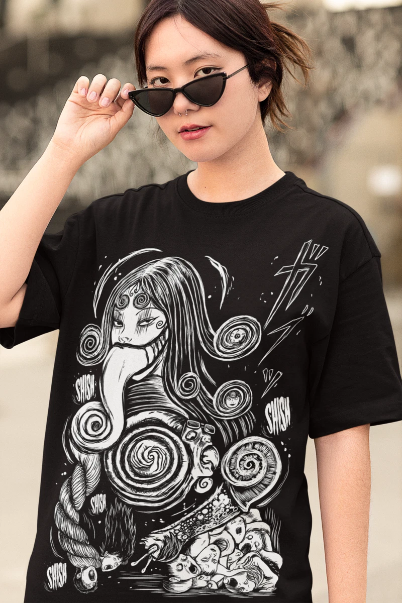 T-Shirt Tomie Junji Ito Uzumaki Horror Anime Manga Japanese Japan Guro Gore  Cult