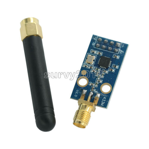 CC1101 Wireless RF Transceiver 315/433/868/915MHZ + SMA Antenna Wireless Module - Photo 1 sur 4