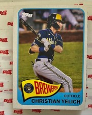 CHRISTIAN YELICH 2021 Topps Series 2 1965 Redux Chrome #TH65-29 BREWERS