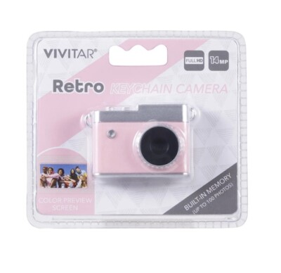 Vivitar Key Rin Digital Camera, micro SD card slot, main lens. photo and video