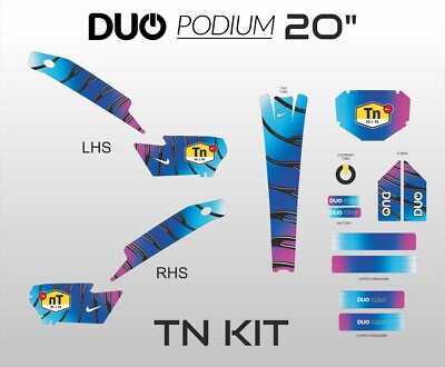 Nike TN Grafik Kit für RIDE DUO PODIUM 20'' Elektro Laufrad Aufkleber Ebike