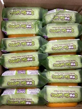 12 Pack (30 in each) 360 Total Boogie Wipes Saline Nose Wipes Great FRESH Scent