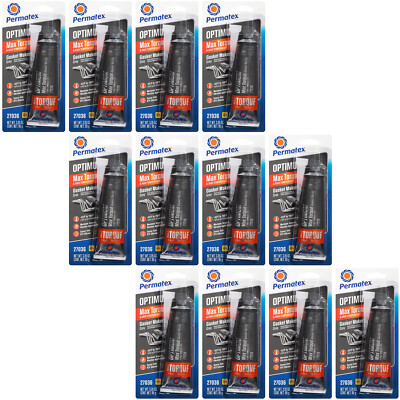 Permatex 27036 Optimum Grey RTV Silicone Gasket Maker Set 40.2oz (12 x 3.35oz)