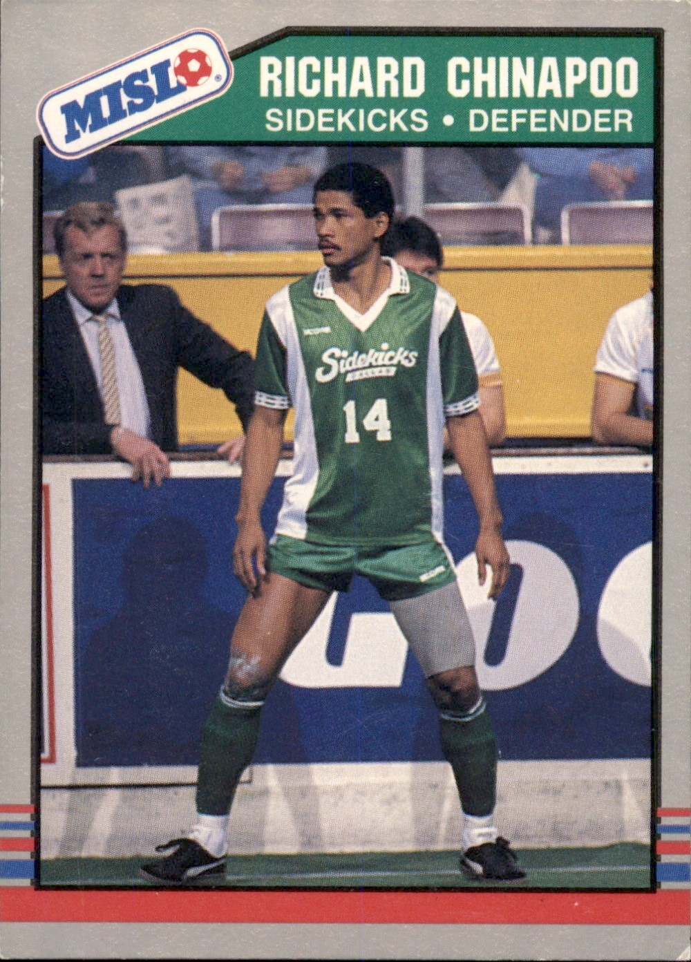 1989-90 Pacific #22 Richard Chinapoo  - Dallas Sidekicks MISL Indoor Soccer Card