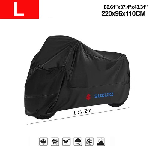 Large Motorcycle Bike Cover Waterproof Outdoor For Suzuki GSXR 1000 1100 600 750 - Picture 1 of 13