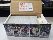 Topps 2024 Series 1 & 2 COMPLETE Base Set Lot #1-700 w/MLB Stars #1-60