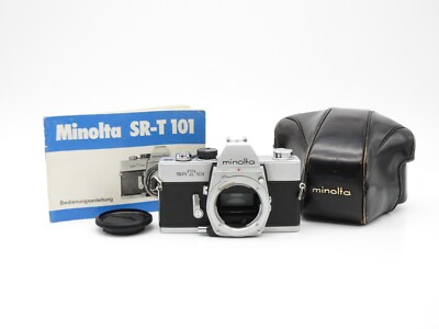 Minolta SRT 101 SLR Spiegelreflexkamera Body Gehäuse inkl. Anleitung