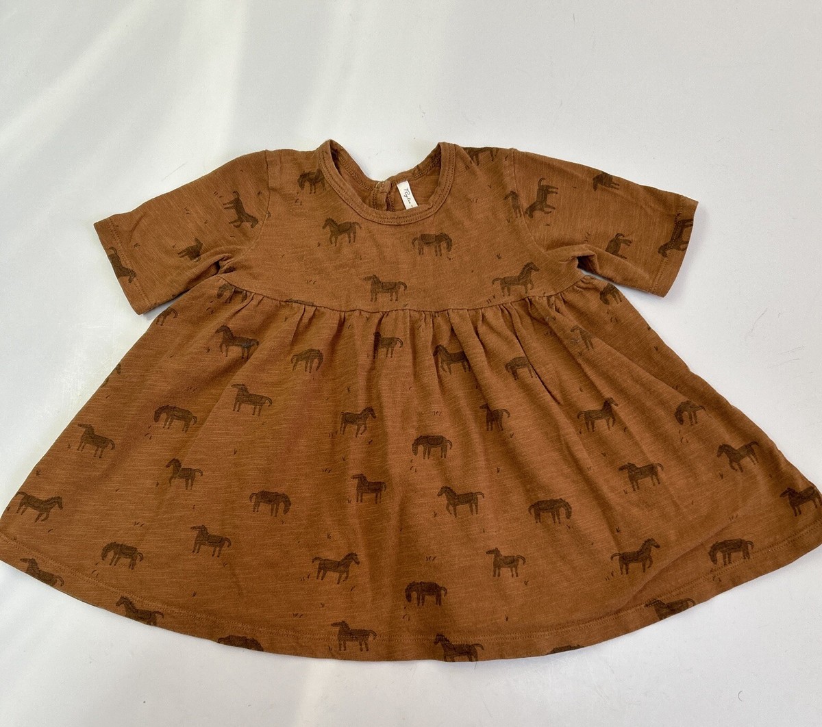 Rylee Cru Girls Baby 18-24 Month Brown Wild Horses Finn