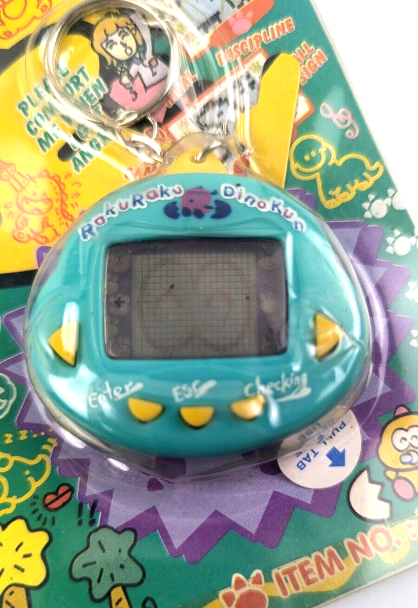 NOS Dinkie Dino Raku Raku DinoKun Japanese Virtual Pet TK-910