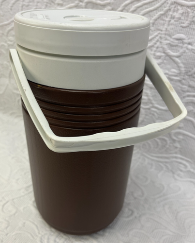 UPS Vintage Coleman Brown Thermos Water Cooler-Jug - Picture 2 of 6