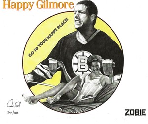 Zobie Exclusive HAPPY GILMORE Art Print Signed By Artist #341/600