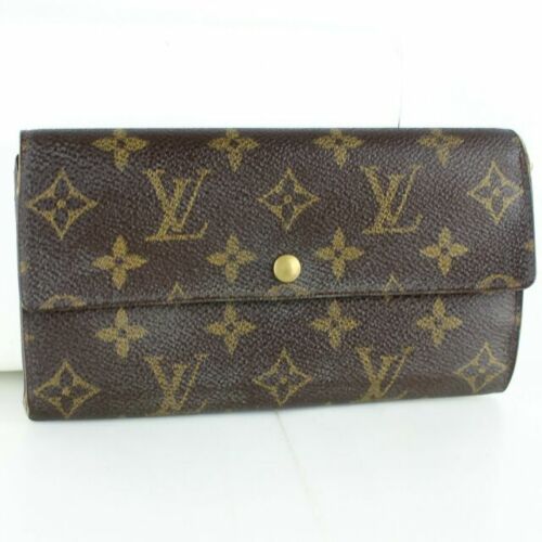 LOUIS VUITTON purse M61734 Portefeiulle Sarah Monogram canvas Brown Wo –