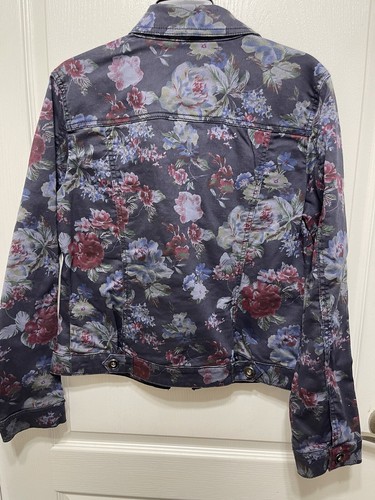Baccini Damen Jacke blau geblümt Größe M - Bild 2 von 5
