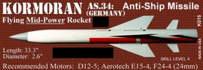 The Launch Pad Plan Pack Series KORMORAN AS34 (GER) FREE SHIPPING