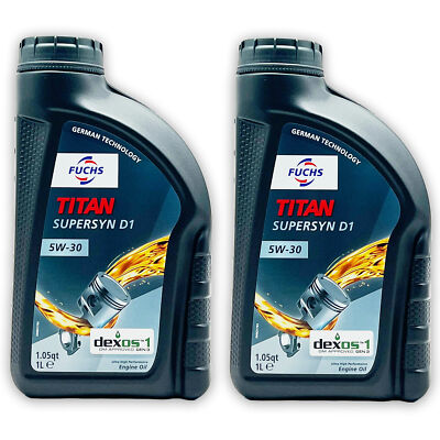 2 L Fuchs Titan Supersyn D1 5W-30 | dexos1 TM Gen 3 D335ABDF075 | 5W30