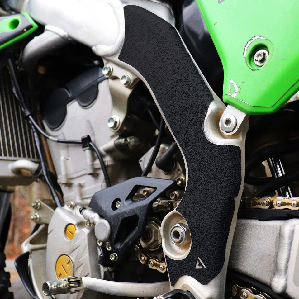 2009 - 2018 Kawasaki KX450F KX450 Rubberized Grip Tape Frame Guard (2 Pairs) - Image 4 of 4
