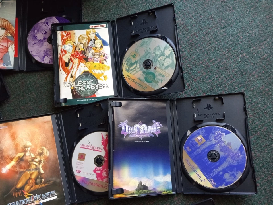 Lot of 9 PS2 games Wild Arms, Shadow Hearts, Odin Sphere, Kingdom Hearts Japan - Image 4 of 4