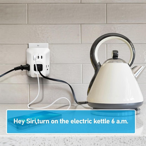 Alternate view of Wifi Mini Remote Smart Plug Apple Homekit Smart Outlet Home Automation