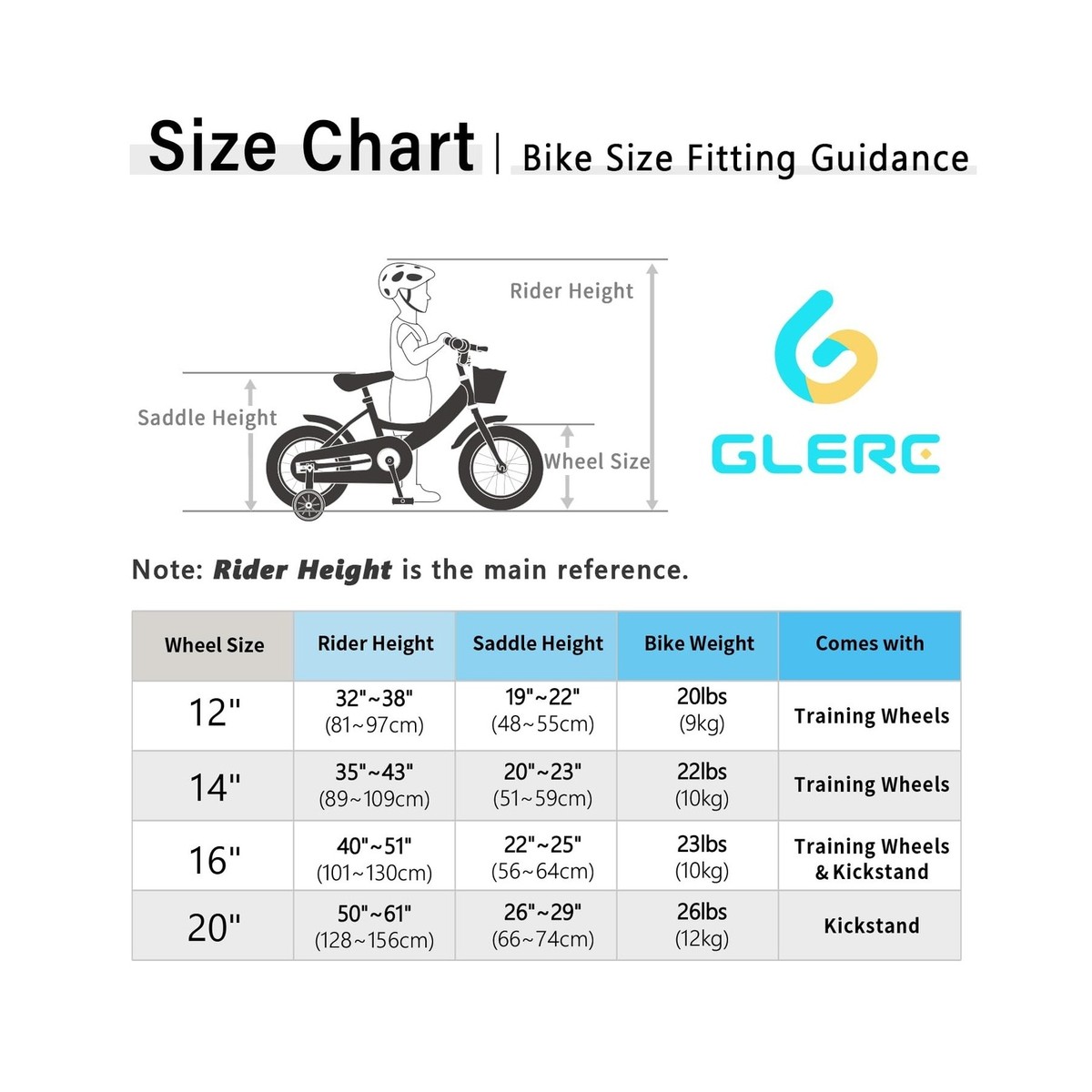 Guide Kids Bicycle Sizing Huffy Childrens Mountain Bike Size Guide
