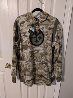 AUTHENTIC Nike Pittsburgh Steelers Salute to Service Hoodie NWT