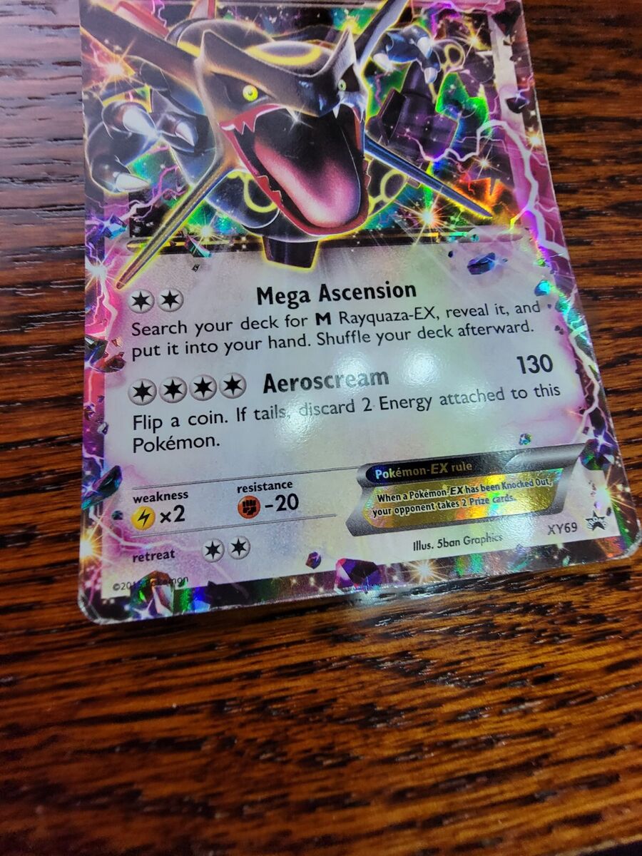 Shiny Rayquaza EX XY69 Ultra Rare Pokémon Black Star Promo