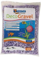 SuperFish Aquarium Deko Kies Glamour Lila 1 K...