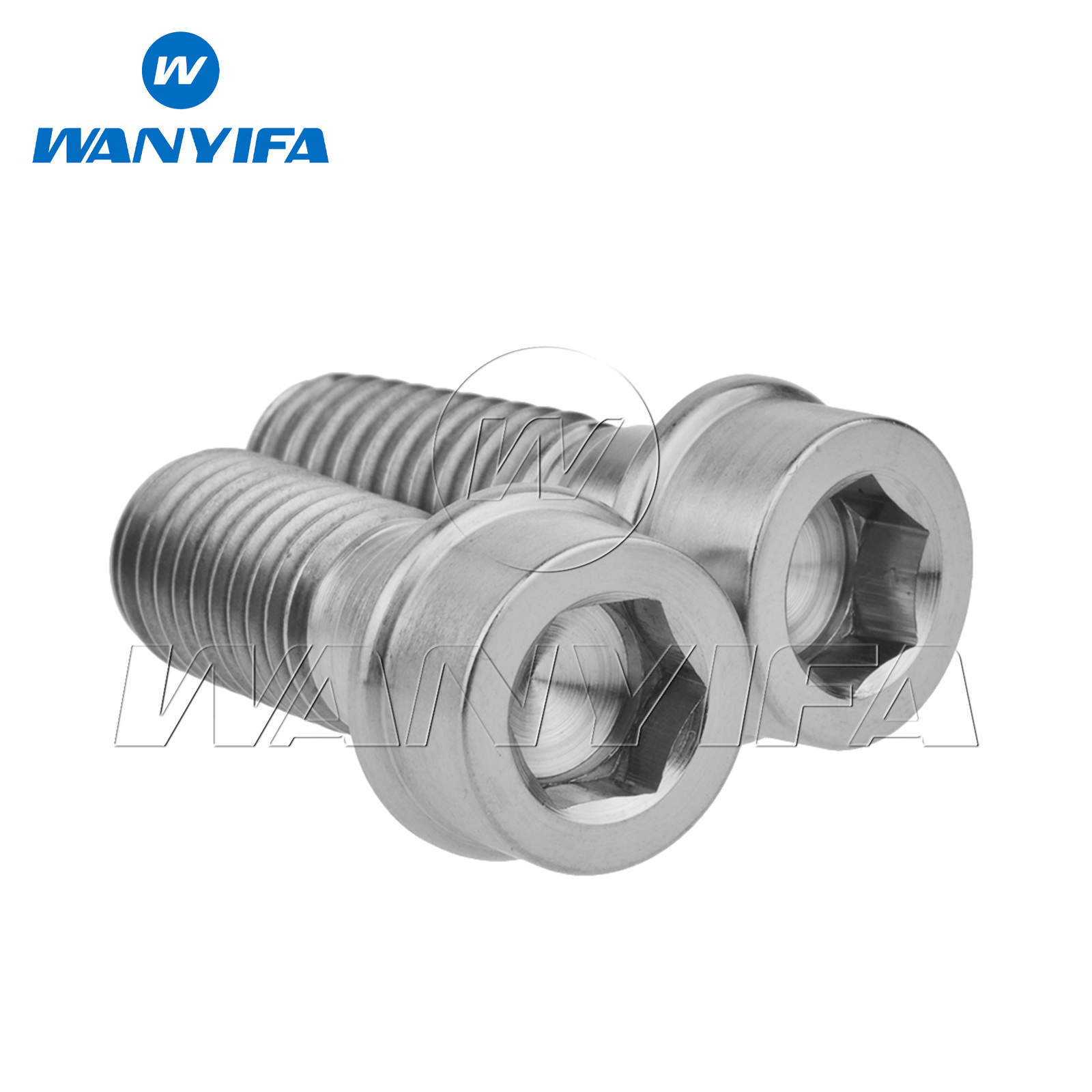 Parabolic Titanium – 2 Bulloni In Titanio M10x25mm – Testa A Bussola Esagonale – SHCS
