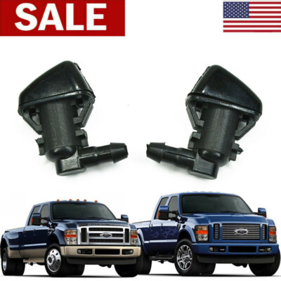 #ad #ad Pair New for Ford Super Duty Windshield Washer Jet Nozzle Sprayer Set F250 F35 $5.99