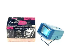 1960's OPTA-VUE 35MM SLIDE VIEWER WORKING IN ORIGINAL BOX !!!